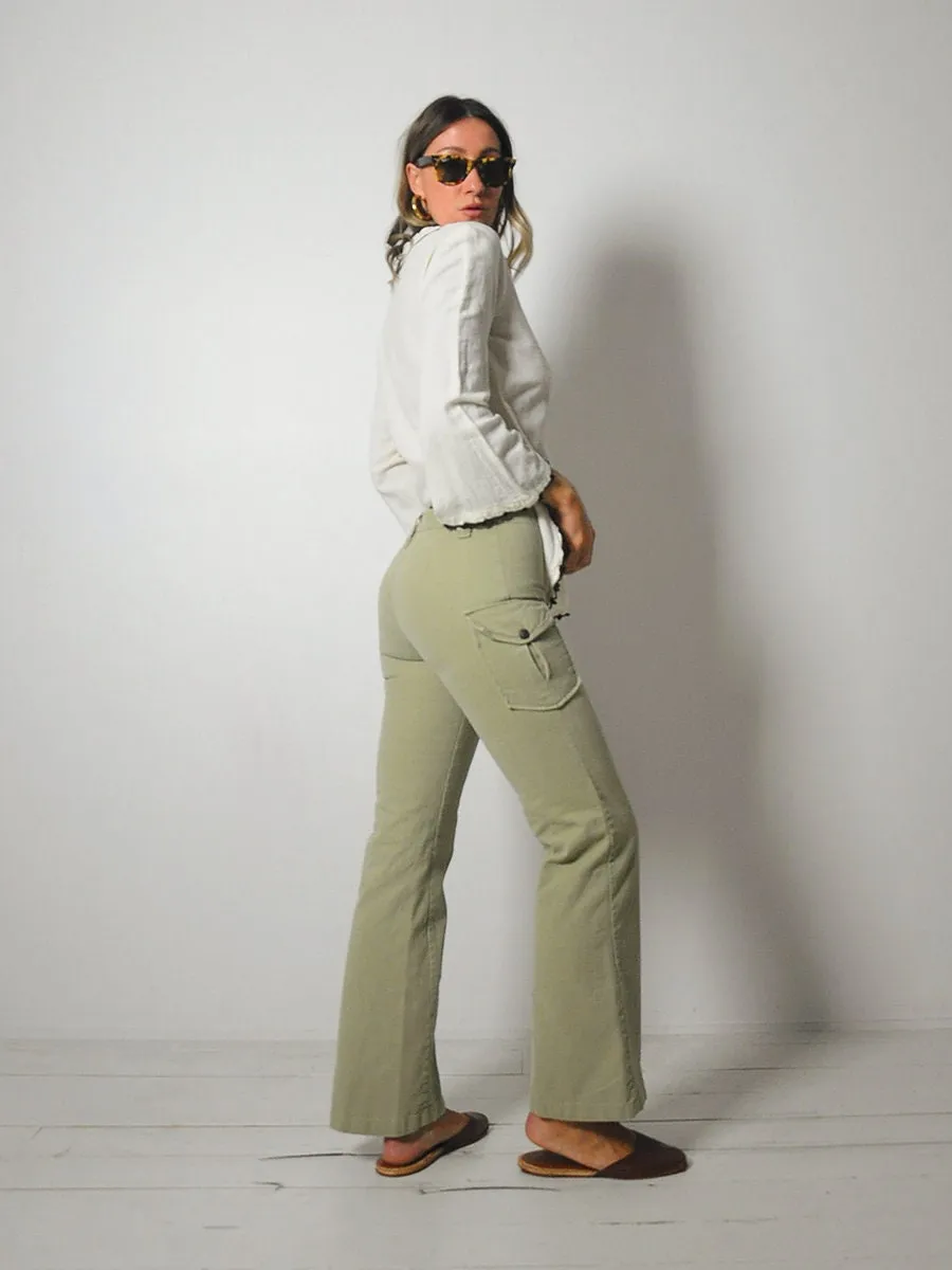 1970's Moleskin Flared Jeans 28x30 (low rise)