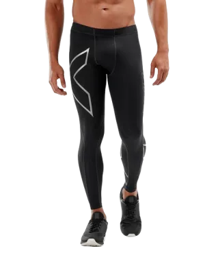 2XU Full-Length Compression Tights - Mens - Black/Silver