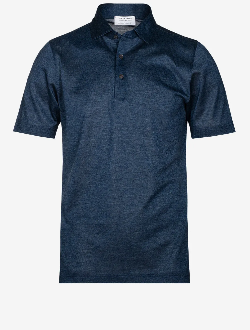 3 button Polo Shirt Dark Blue