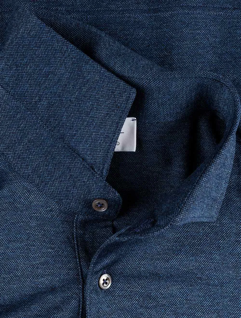 3 button Polo Shirt Dark Blue