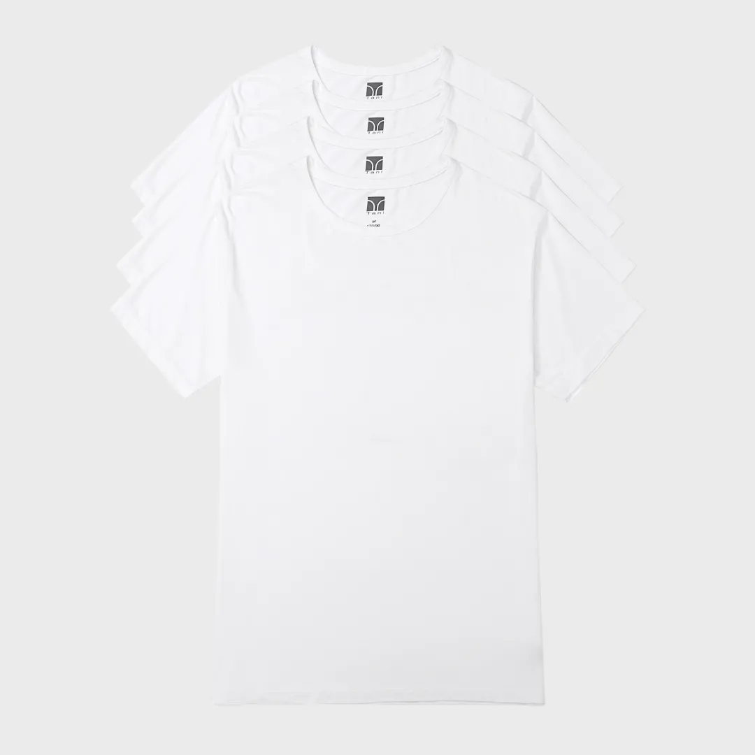 4 Pack Silktouch TENCEL™ Modal Air Round Neck Tee