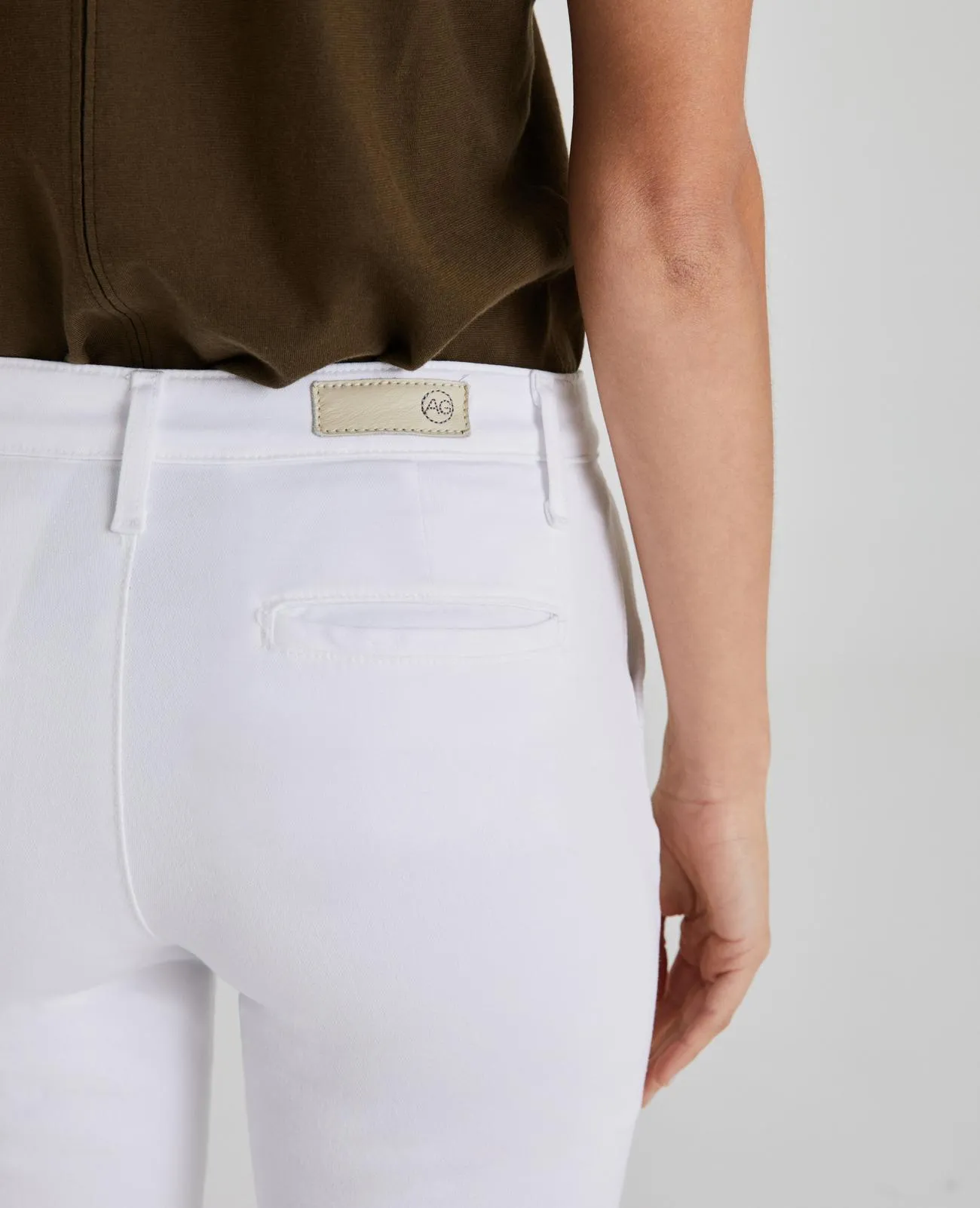 AG Denim Caden Pant in White