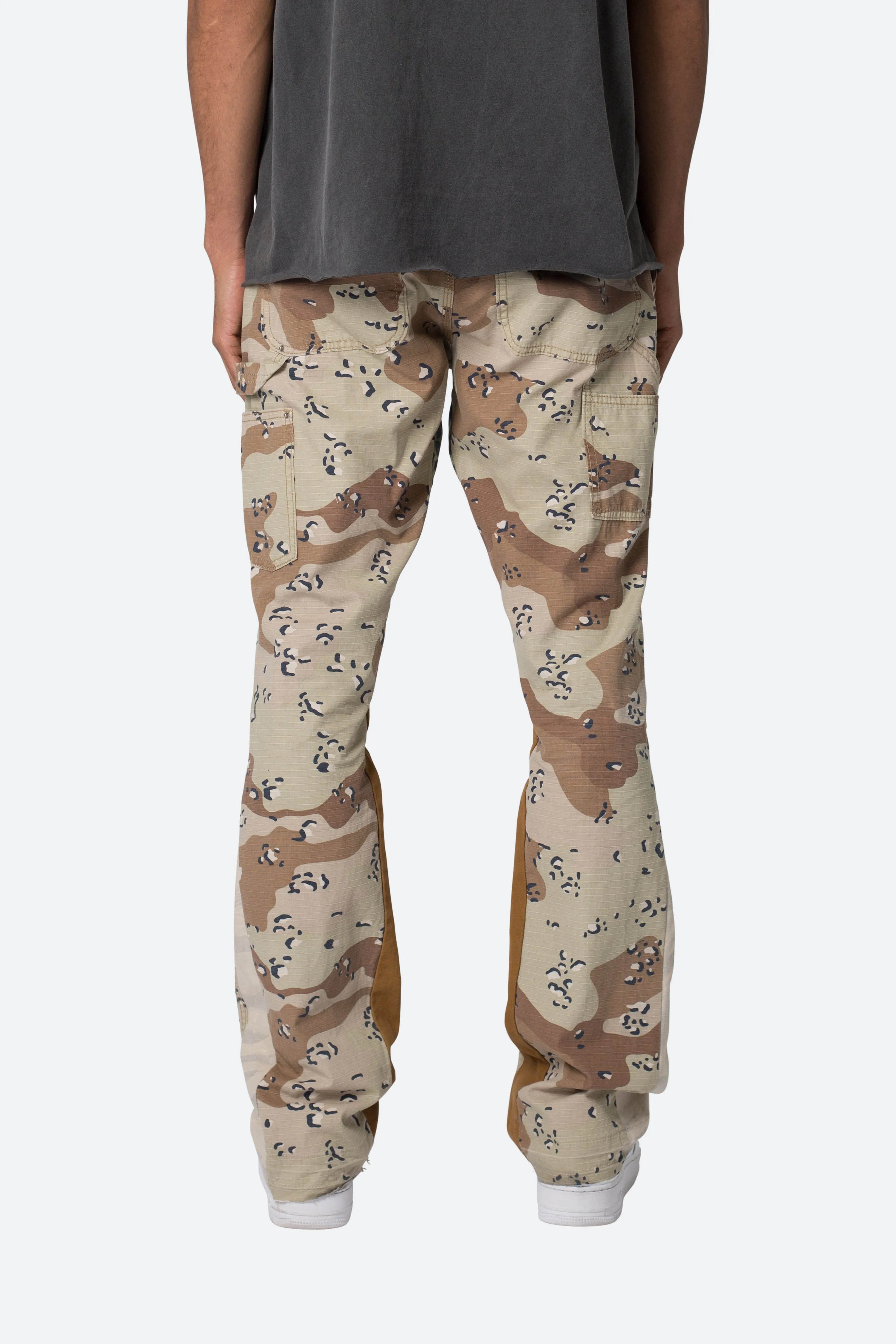 B493 Flare Denim - Desert Camo