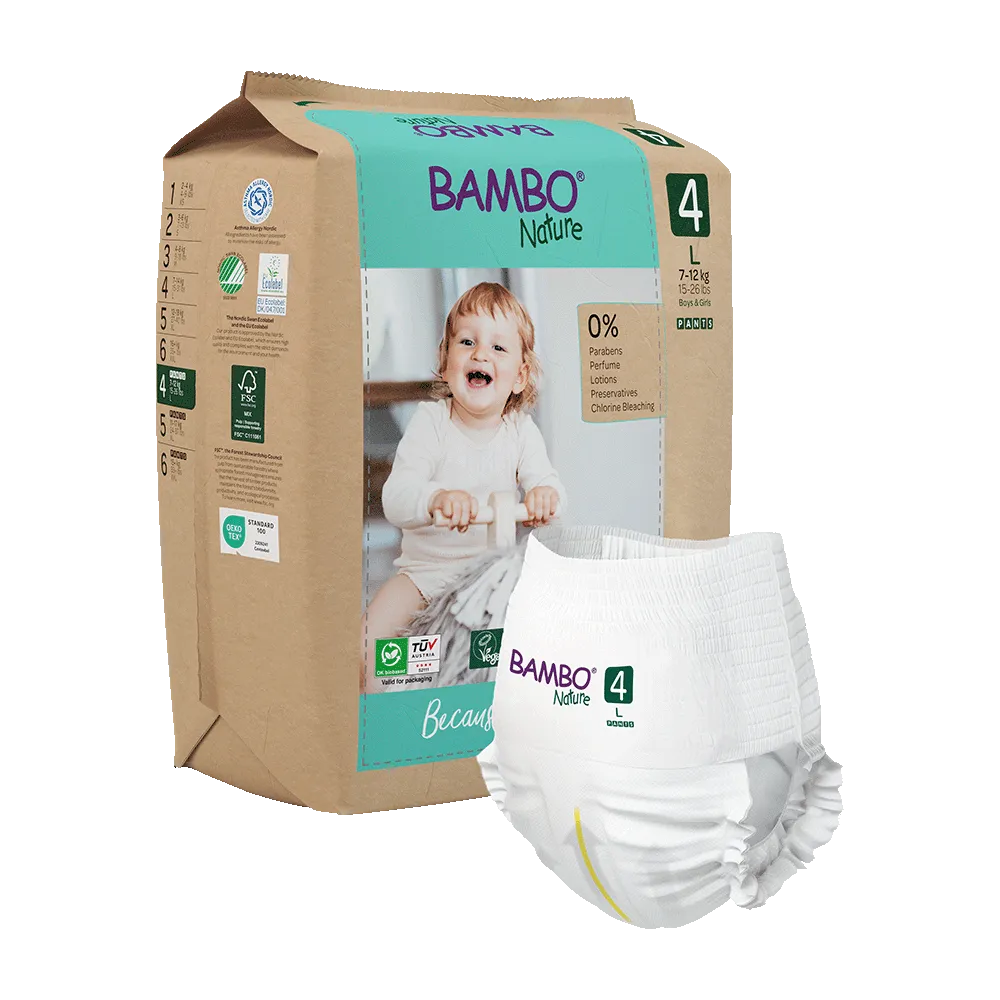 Bambo Nature Pants - Size 4 (7-12kg/15-26lbs)