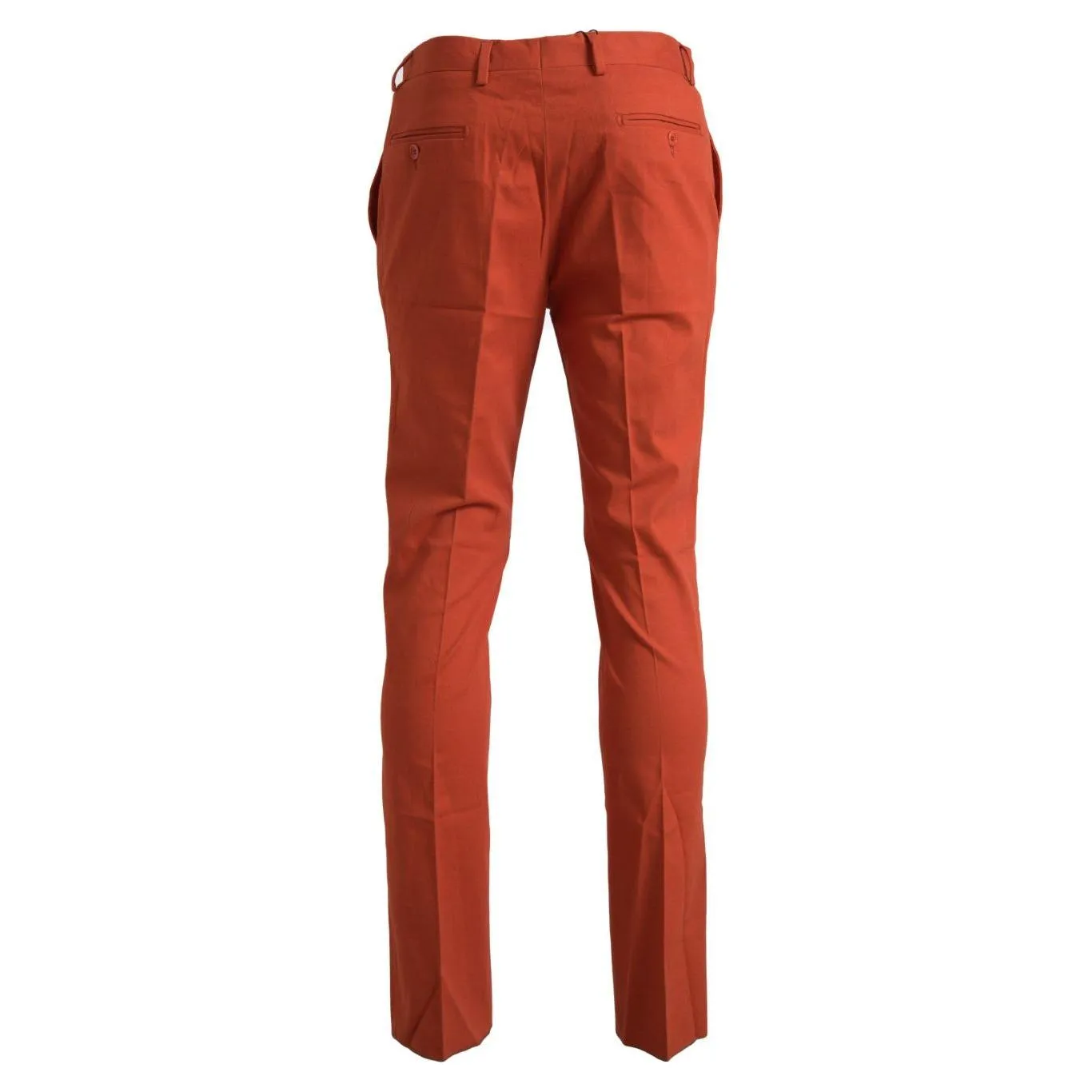 BENCIVENGA Elegant Orange Pure Cotton Pants