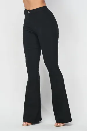 Black Bell Bottom Jeans