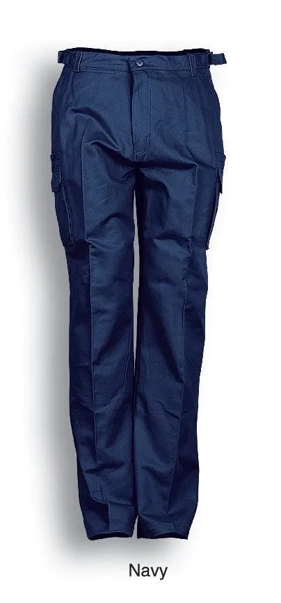 Bocini Cotton Work Pants with Utility Pockets-(WK1235ST)