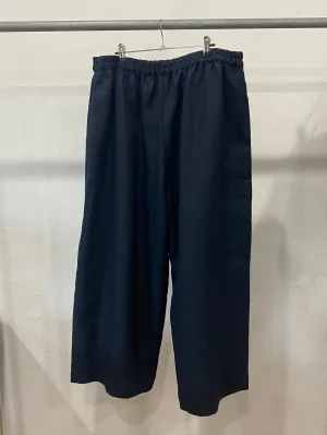 Buffet Pants in Navy Linen by Papa Clothing