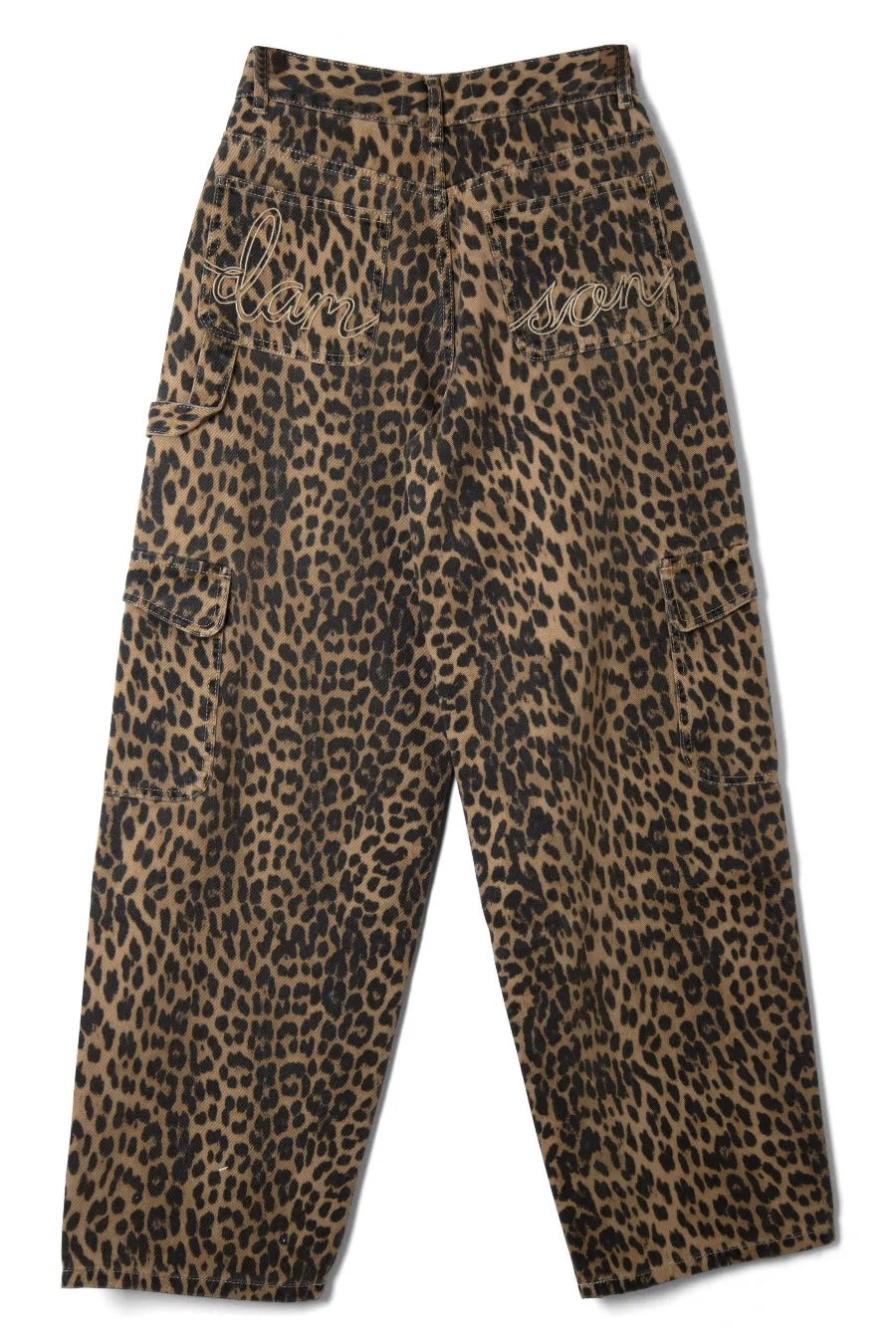 cargo jeans - leopard