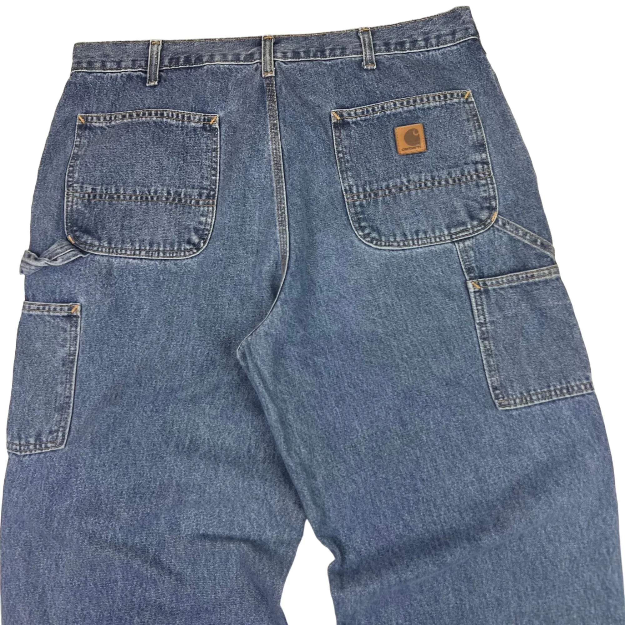 Carhartt Original Dungaree Fit Denim Carpenter Jeans Blue