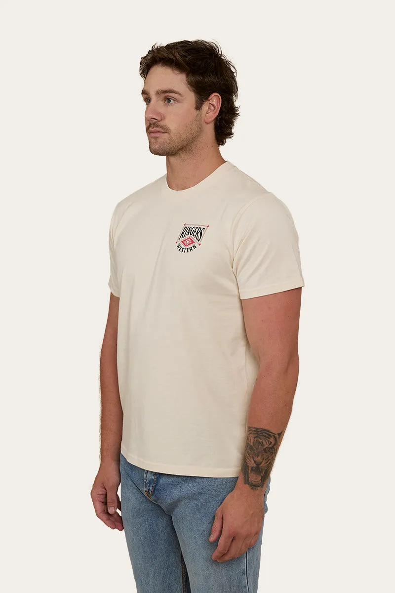 Conondale Mens Loose Fit T-Shirt - Off White