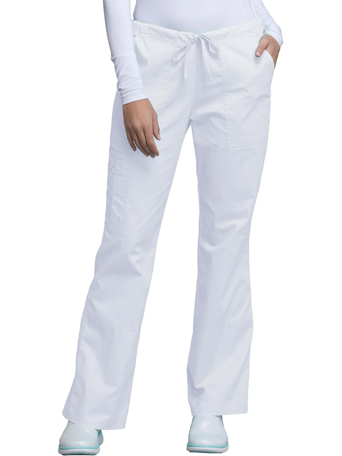 Core Stretch - Mid Rise Drawstring Cargo Pant