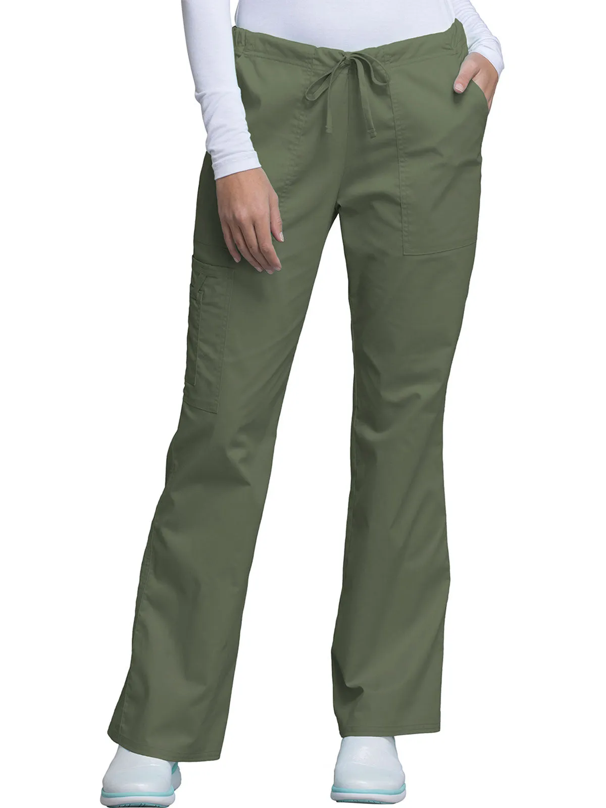 Core Stretch - Mid Rise Drawstring Cargo Pant