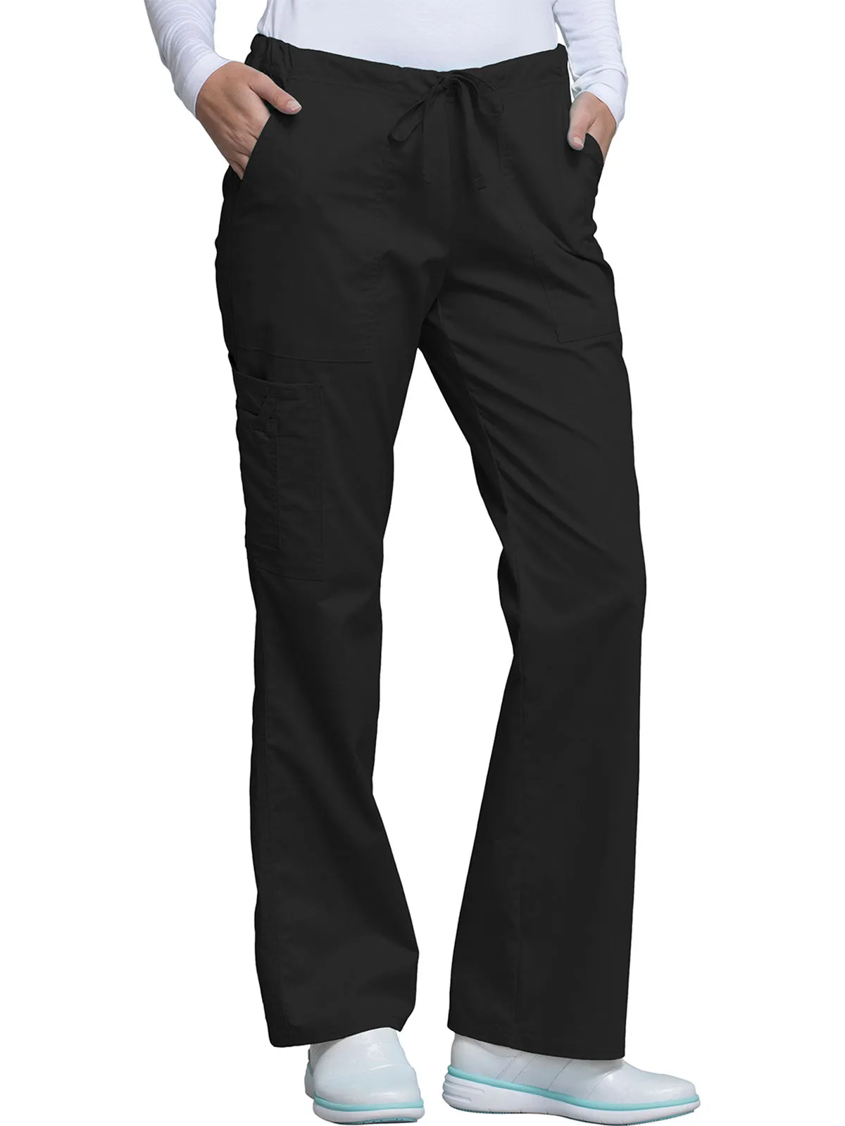 Core Stretch - Mid Rise Drawstring Cargo Pant