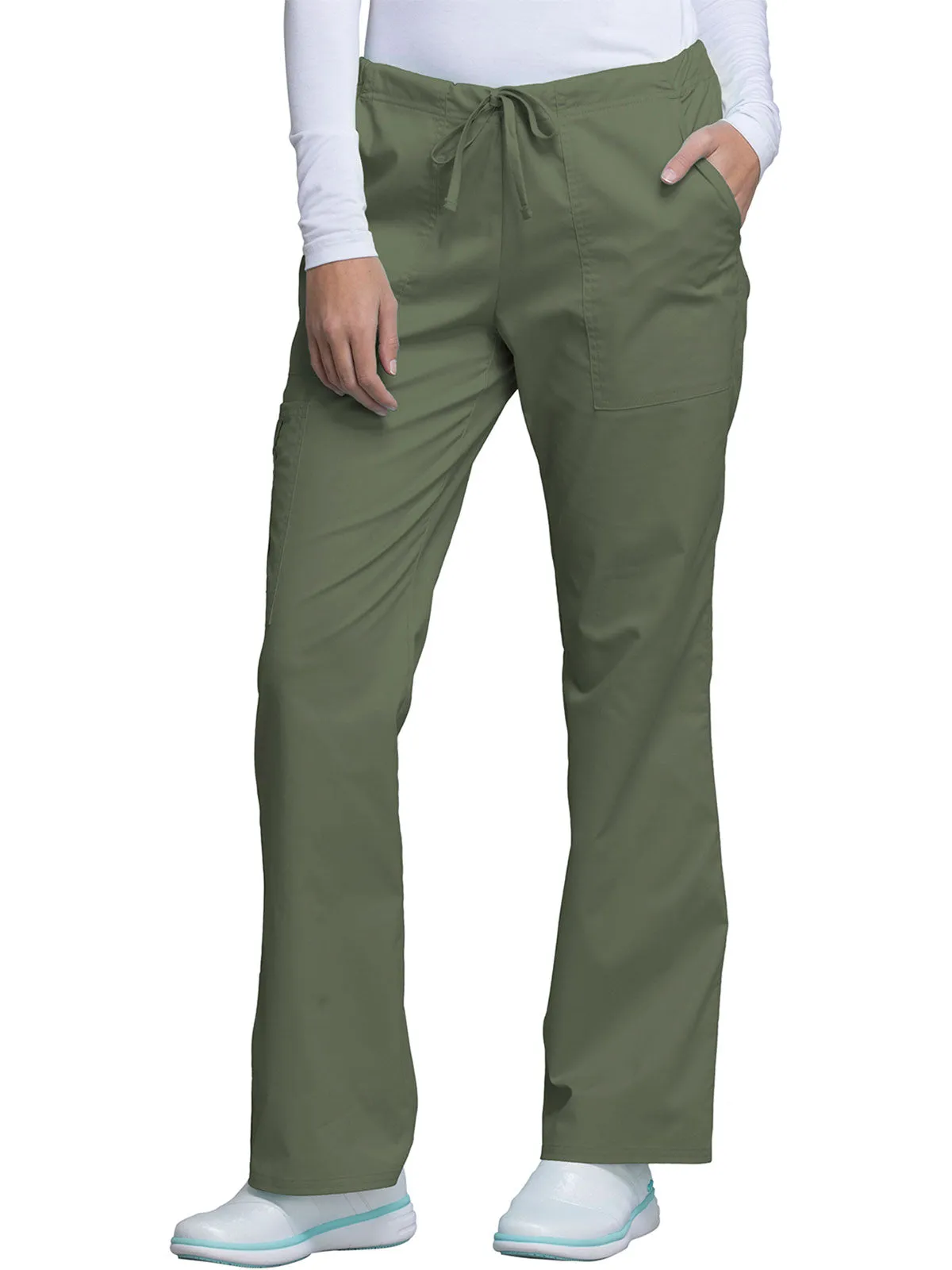 Core Stretch - Mid Rise Drawstring Cargo Pant