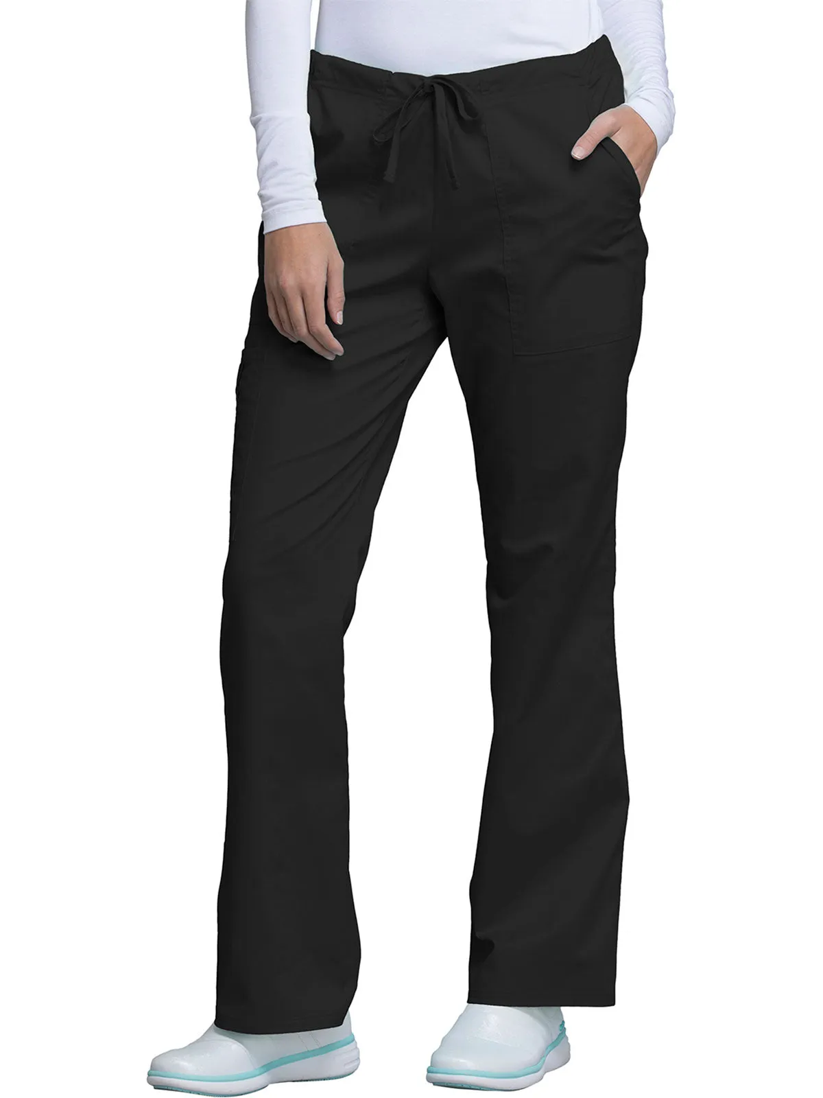 Core Stretch - Mid Rise Drawstring Cargo Pant