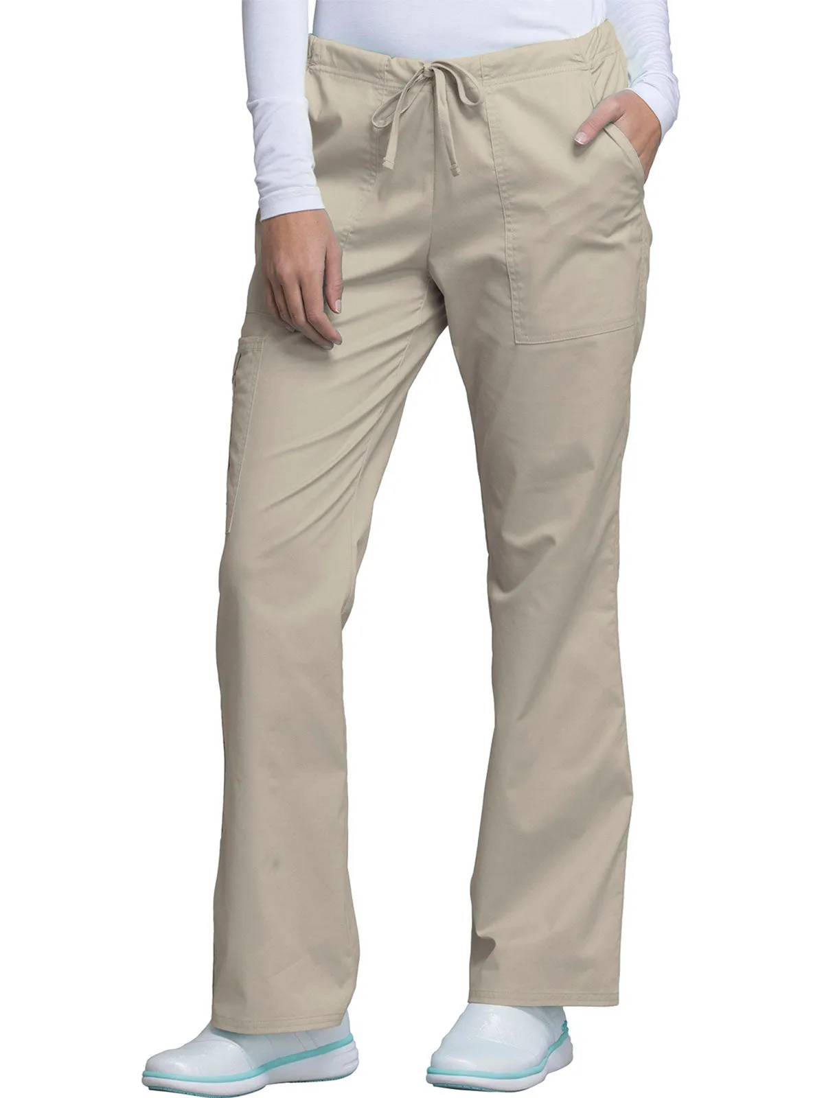 Core Stretch - Mid Rise Drawstring Cargo Pant