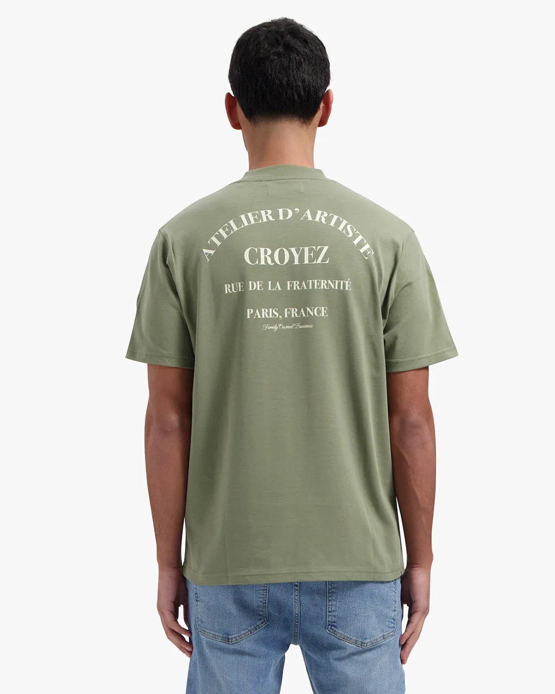 Croyez Atelier T-Shirt | Washed Olive