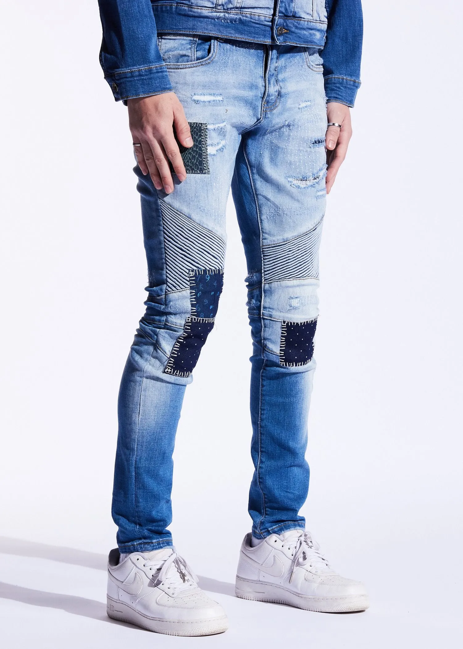 Crysp 'Skywalker' Biker Denim (Restitched)