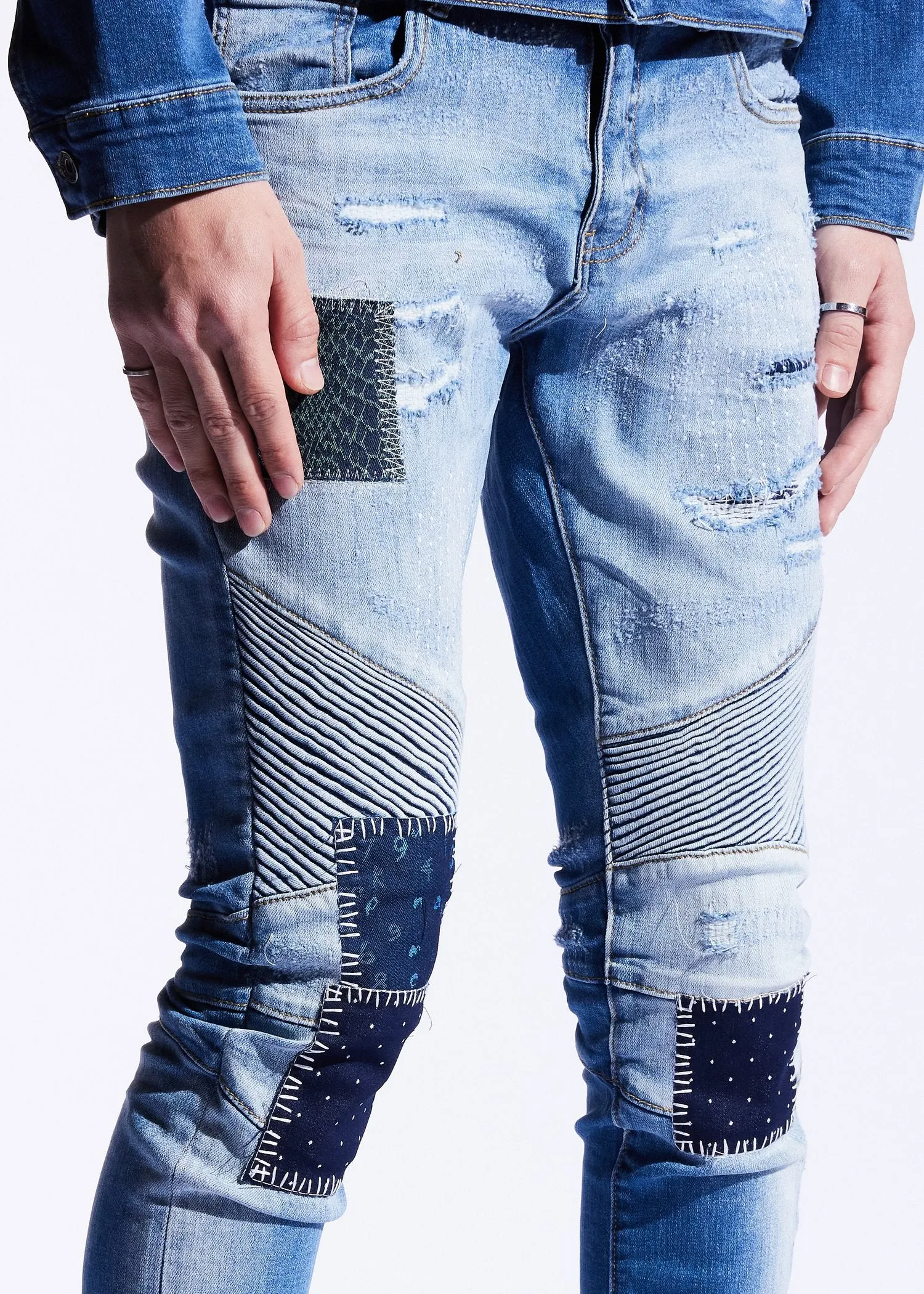 Crysp 'Skywalker' Biker Denim (Restitched)