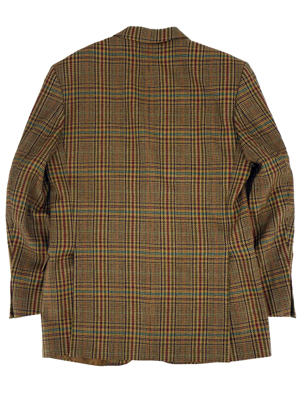 Daks Tan/Multi Check Vintage Wool Jacket