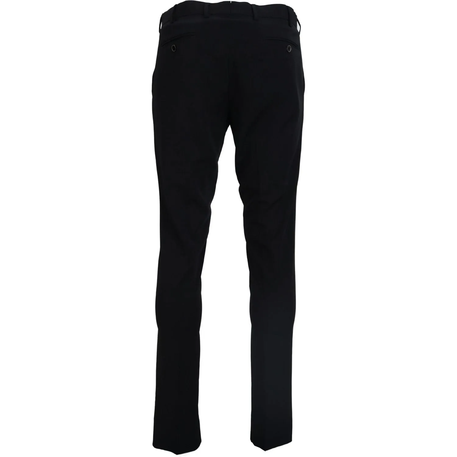 Domenico Tagliente Elegant Black Italian Dress Pants