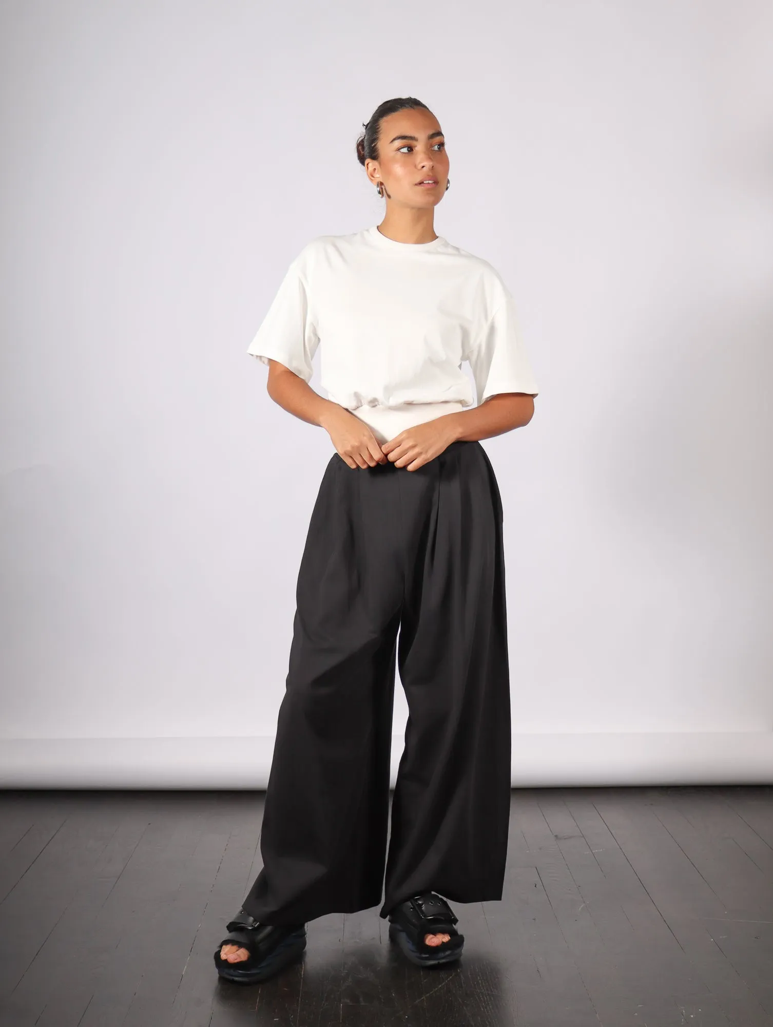 Drape Pant in Black by Kowtow