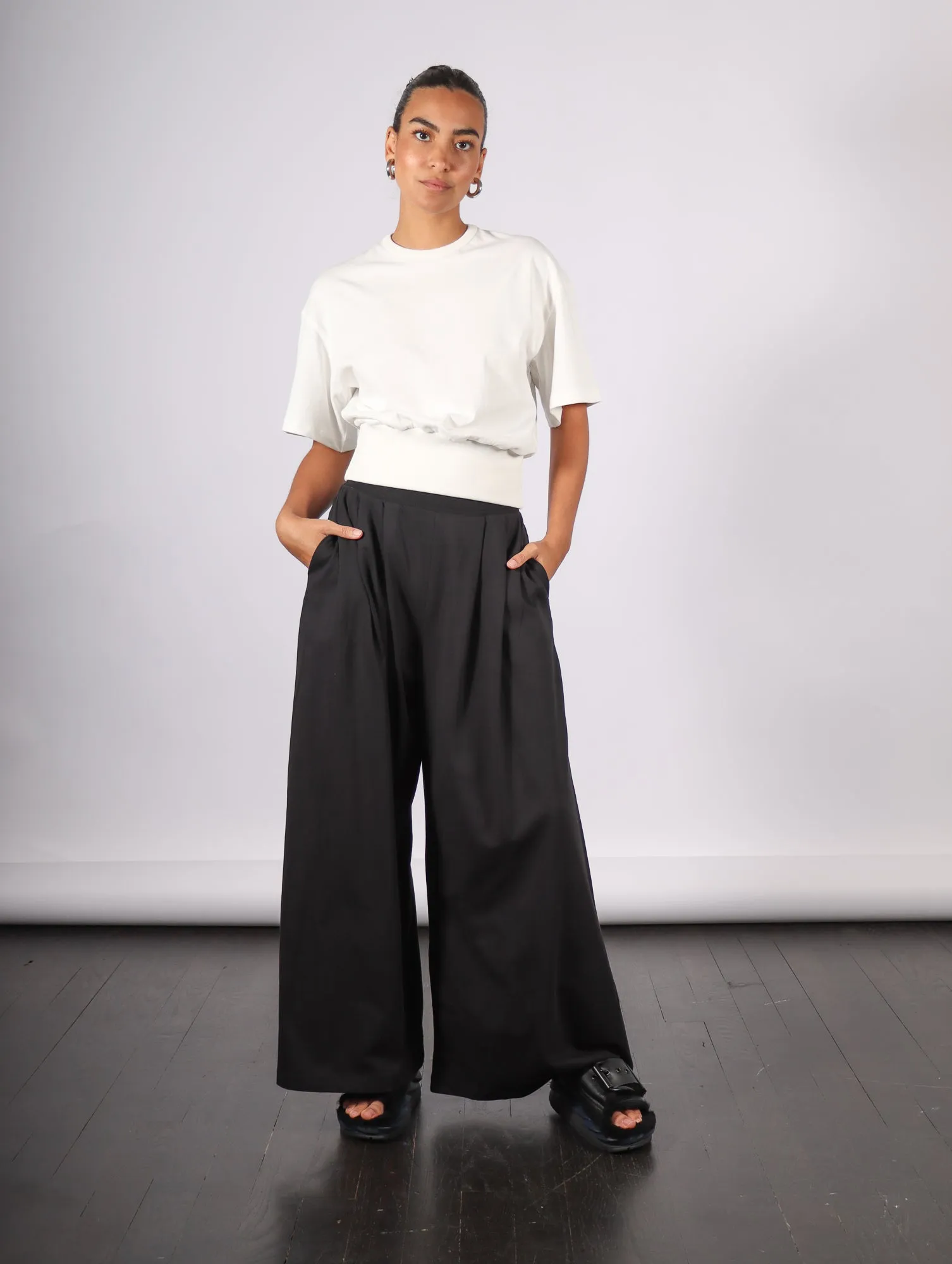 Drape Pant in Black by Kowtow