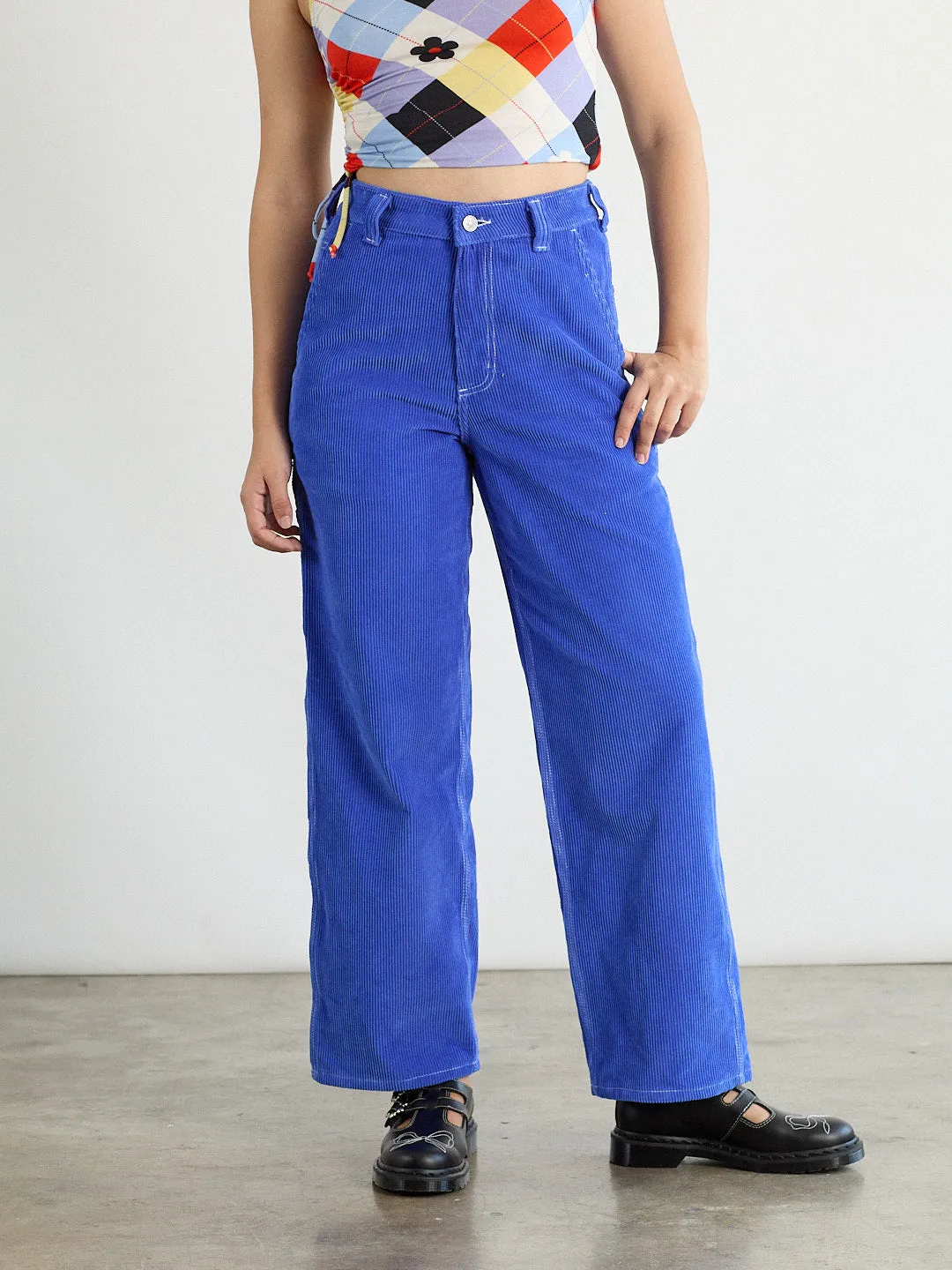 Dylan Pant - Cobalt/Bows