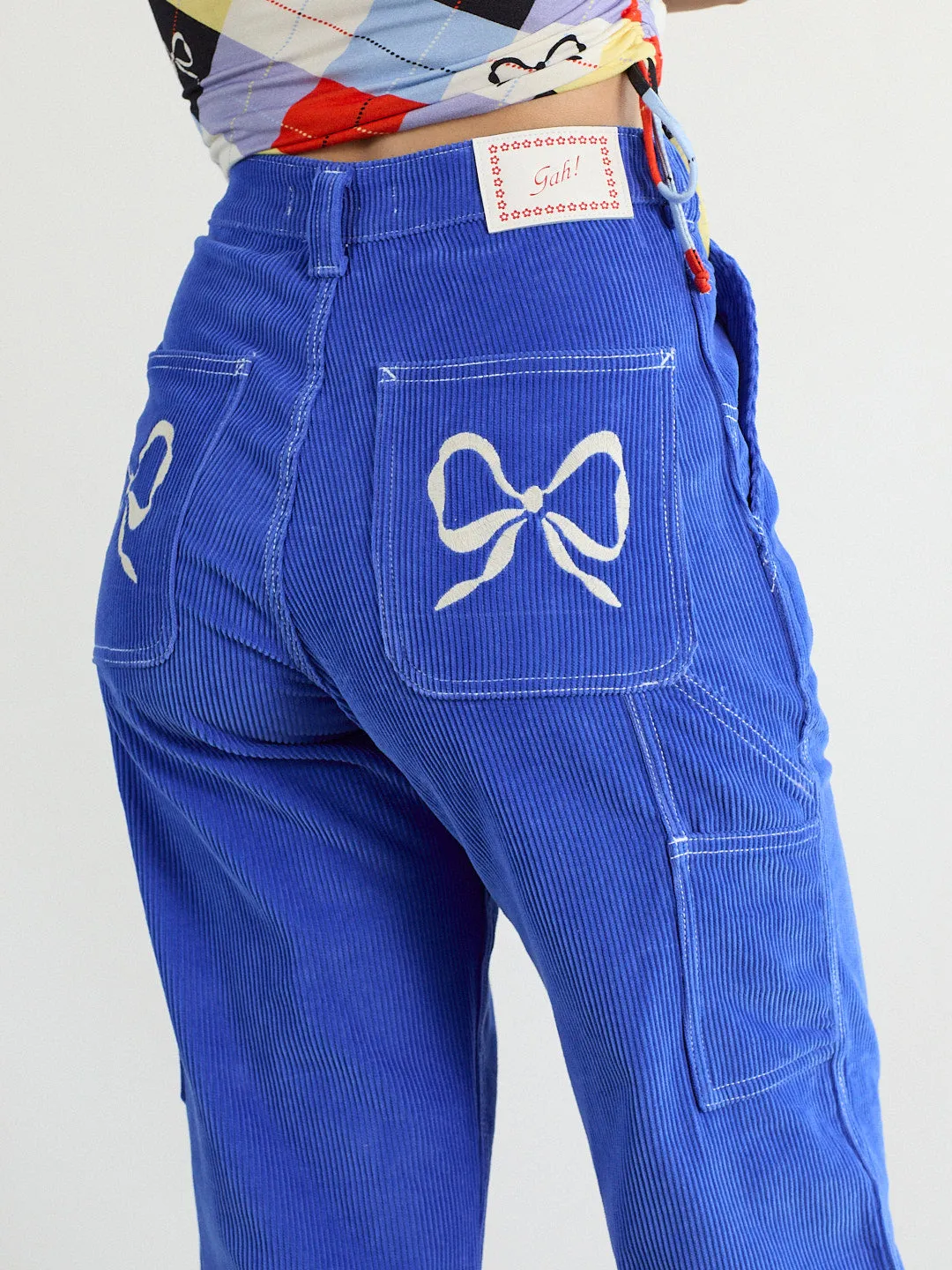 Dylan Pant - Cobalt/Bows