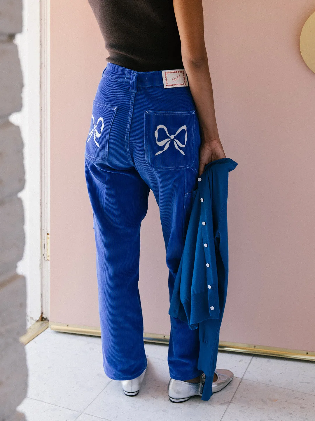 Dylan Pant - Cobalt/Bows