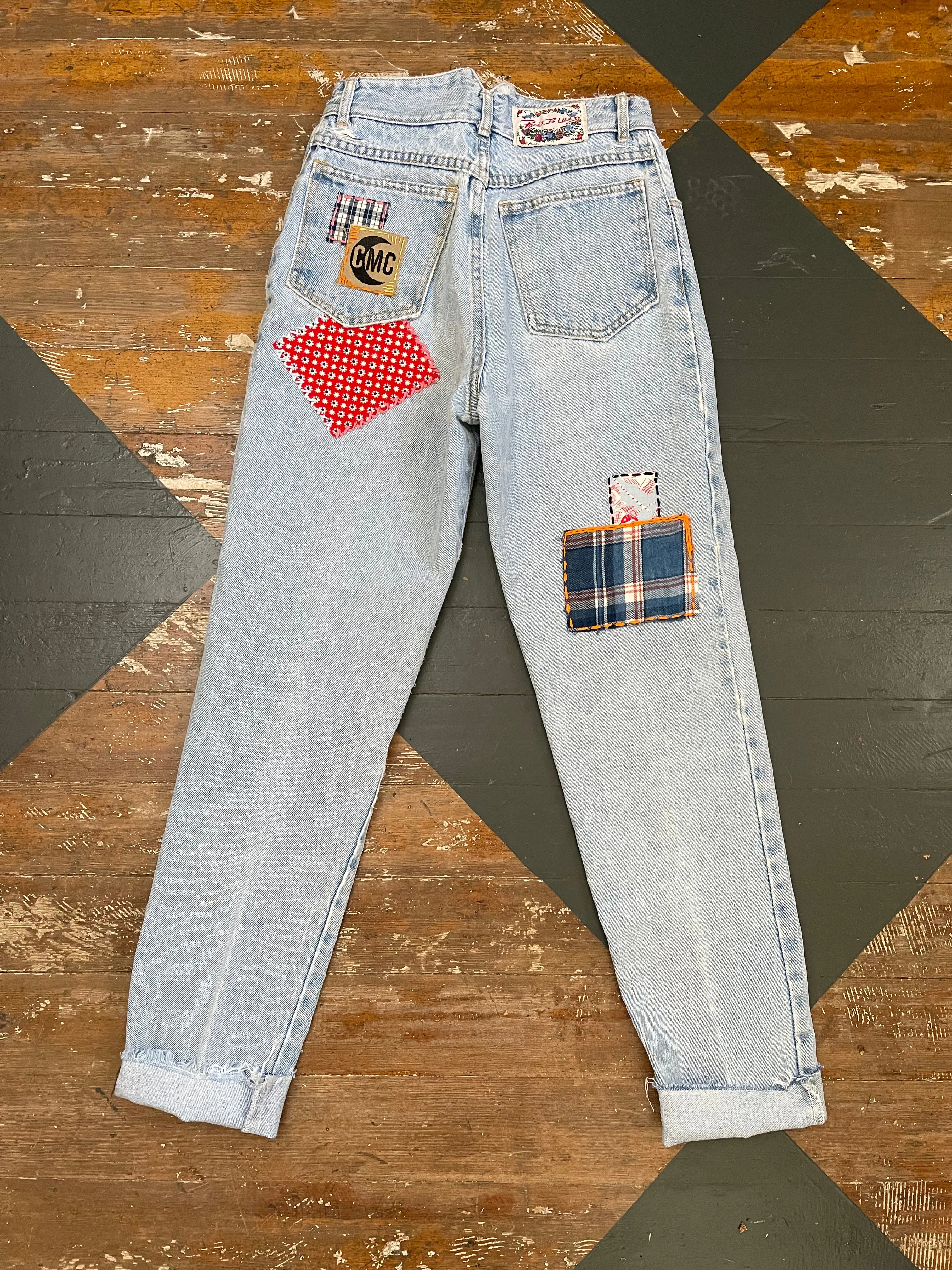 EMBROIDERED PATCH VTG DENIM - 25/0