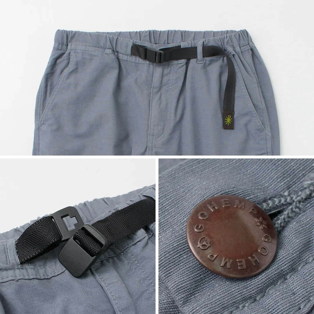 GOHEMP / HEMP UTILITY BASIC PANTS