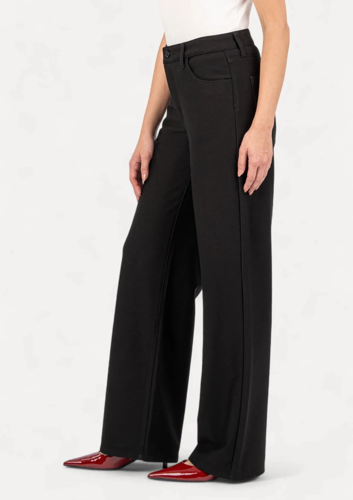 Jodi Black High Rise Wide Leg - Pants