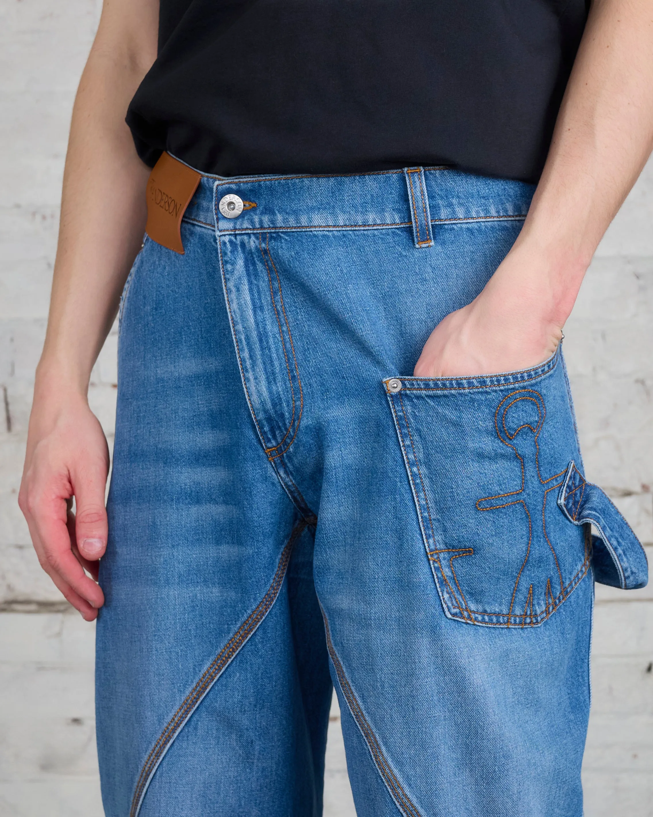 JW Anderson Twisted Workwear Jean Light Blue