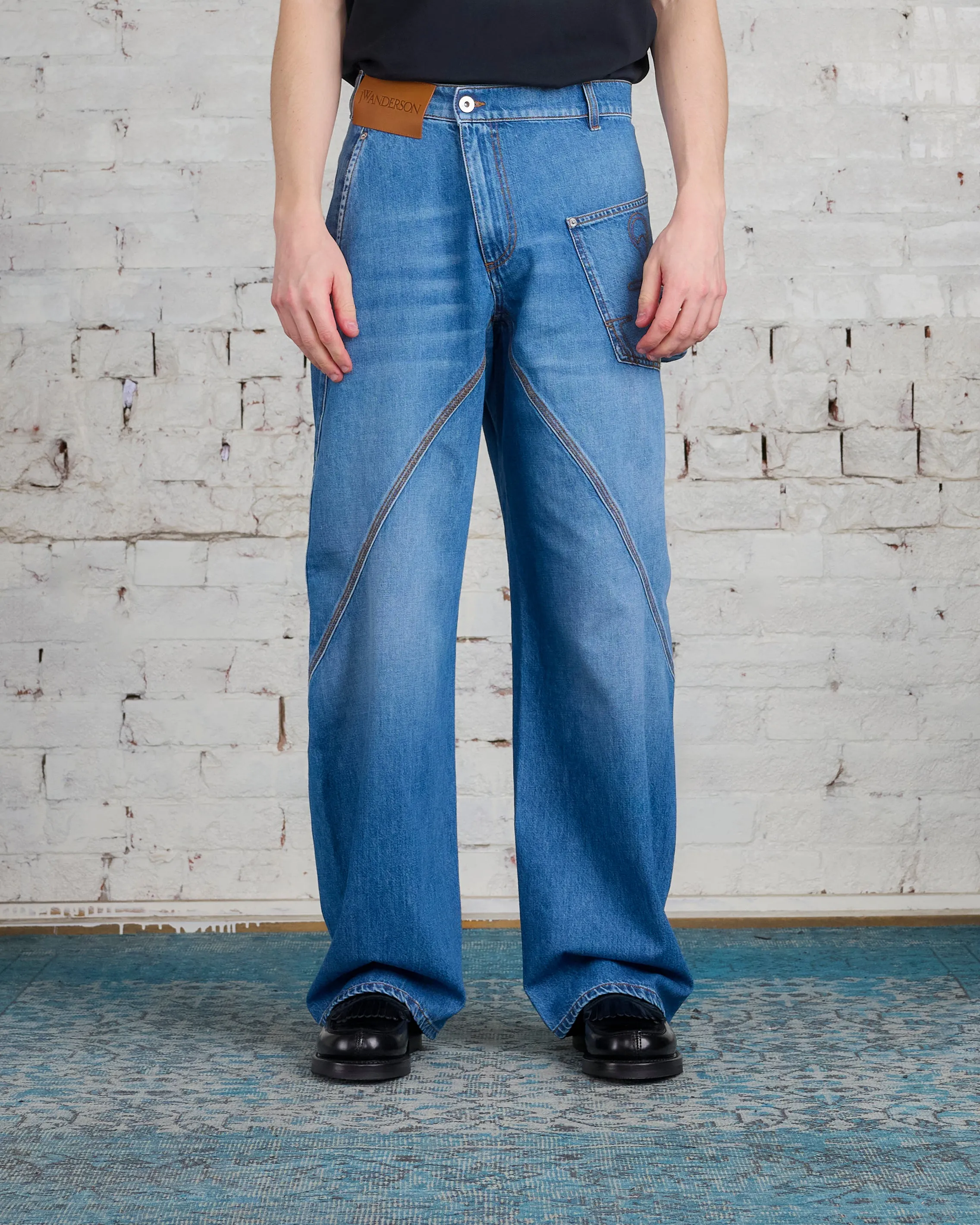 JW Anderson Twisted Workwear Jean Light Blue