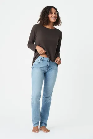 Kendra Jeans - Light Brushed Organic Blue