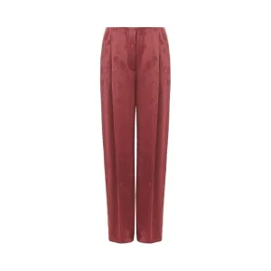 Lardini Elegant Red Tailored Pants