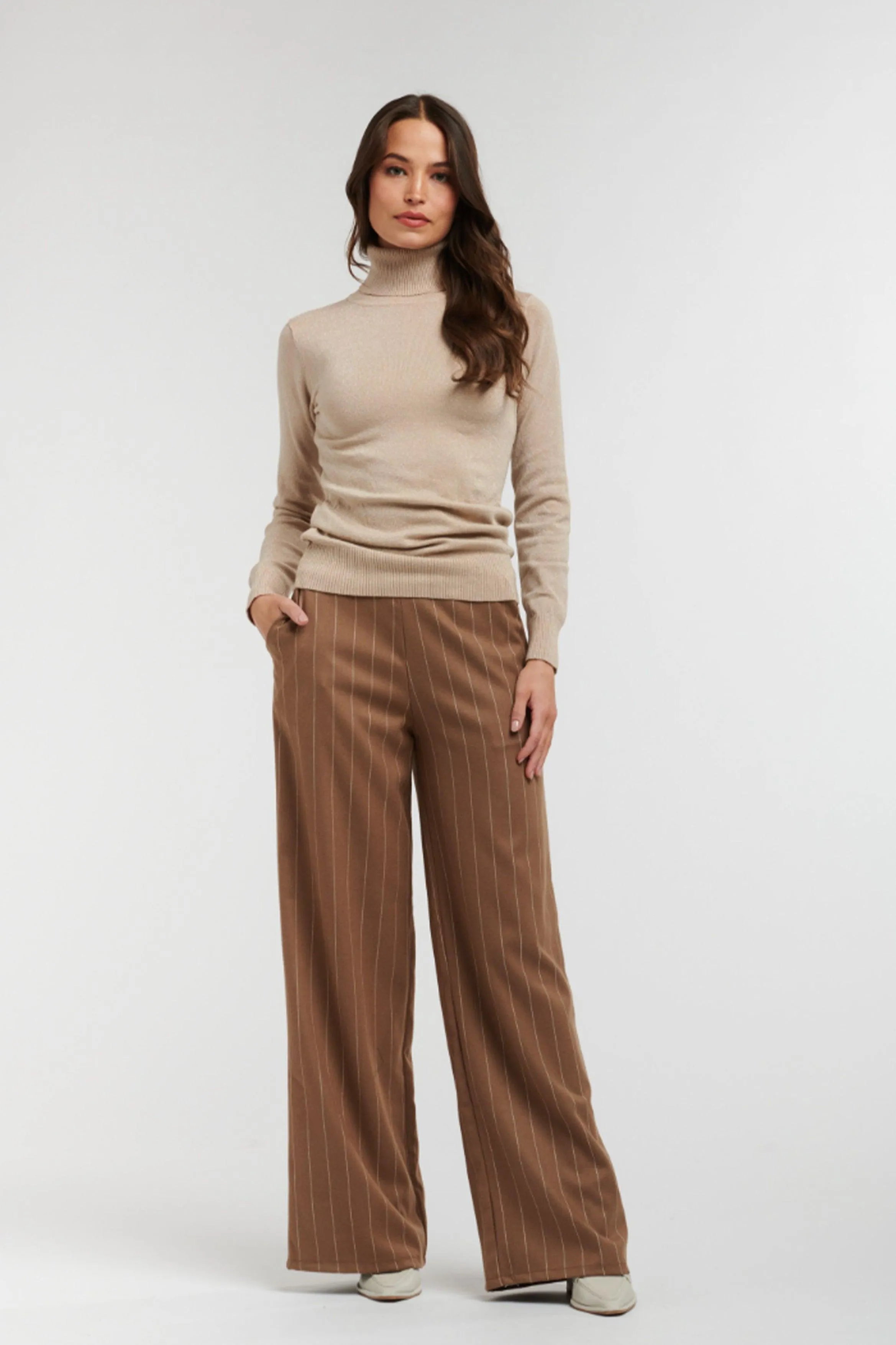 Lurex Skivvy | Beige