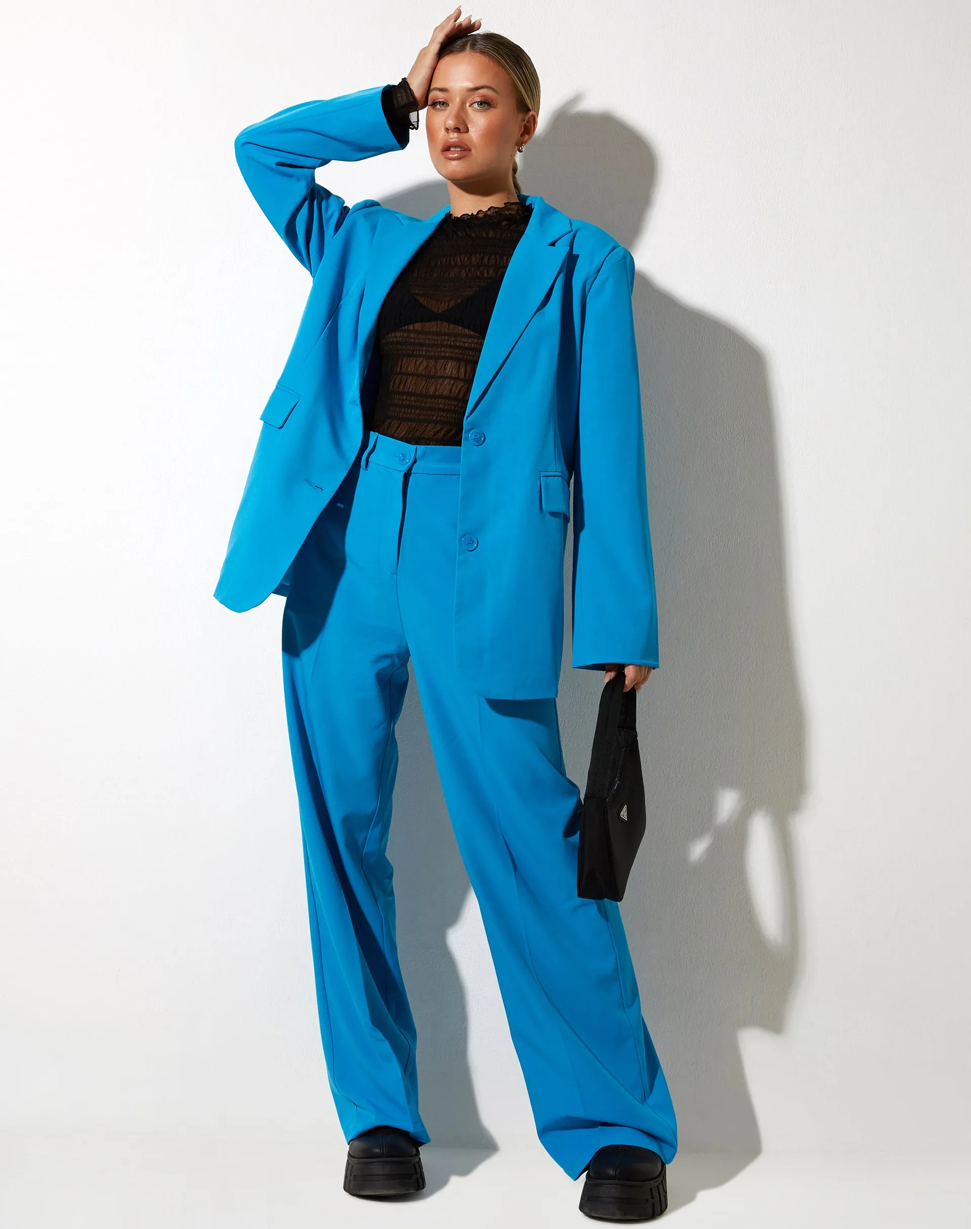 Maiwa Blazer in Tailoring Blue