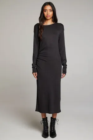 Memory Licorice Midi Dress