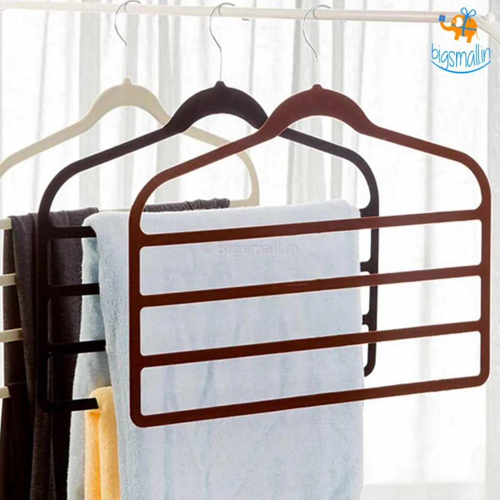 Multi-layer Cloth Hanger (Black)