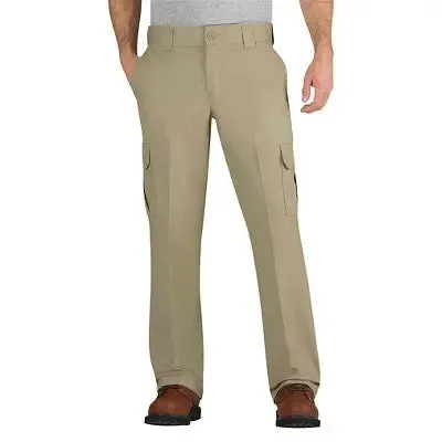 Open Box - Dickies Men's Straight Leg Cargo Pants Wrinkle-Resistant Stain-Release