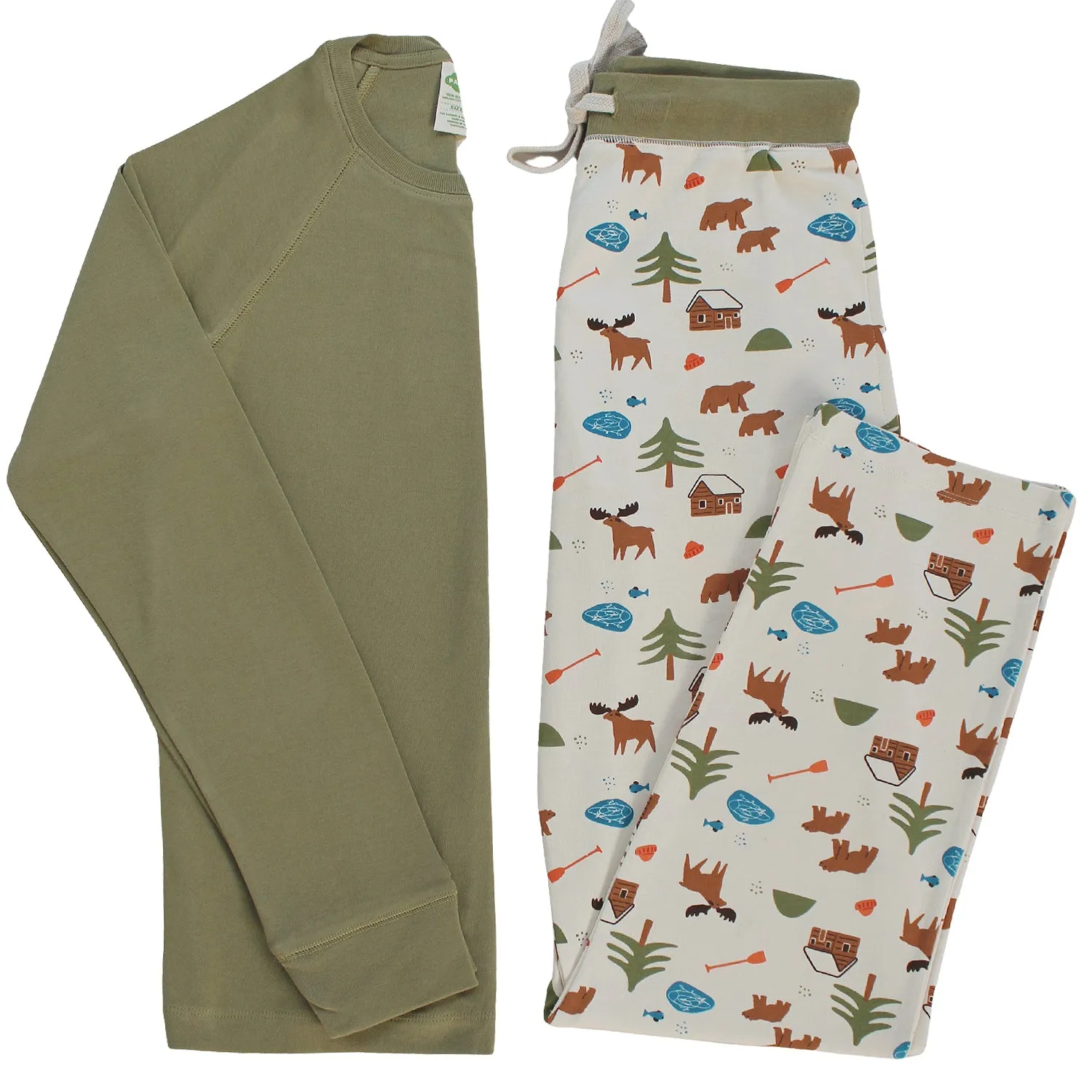 Organic Unisex/Men's Pajamas - Holiday