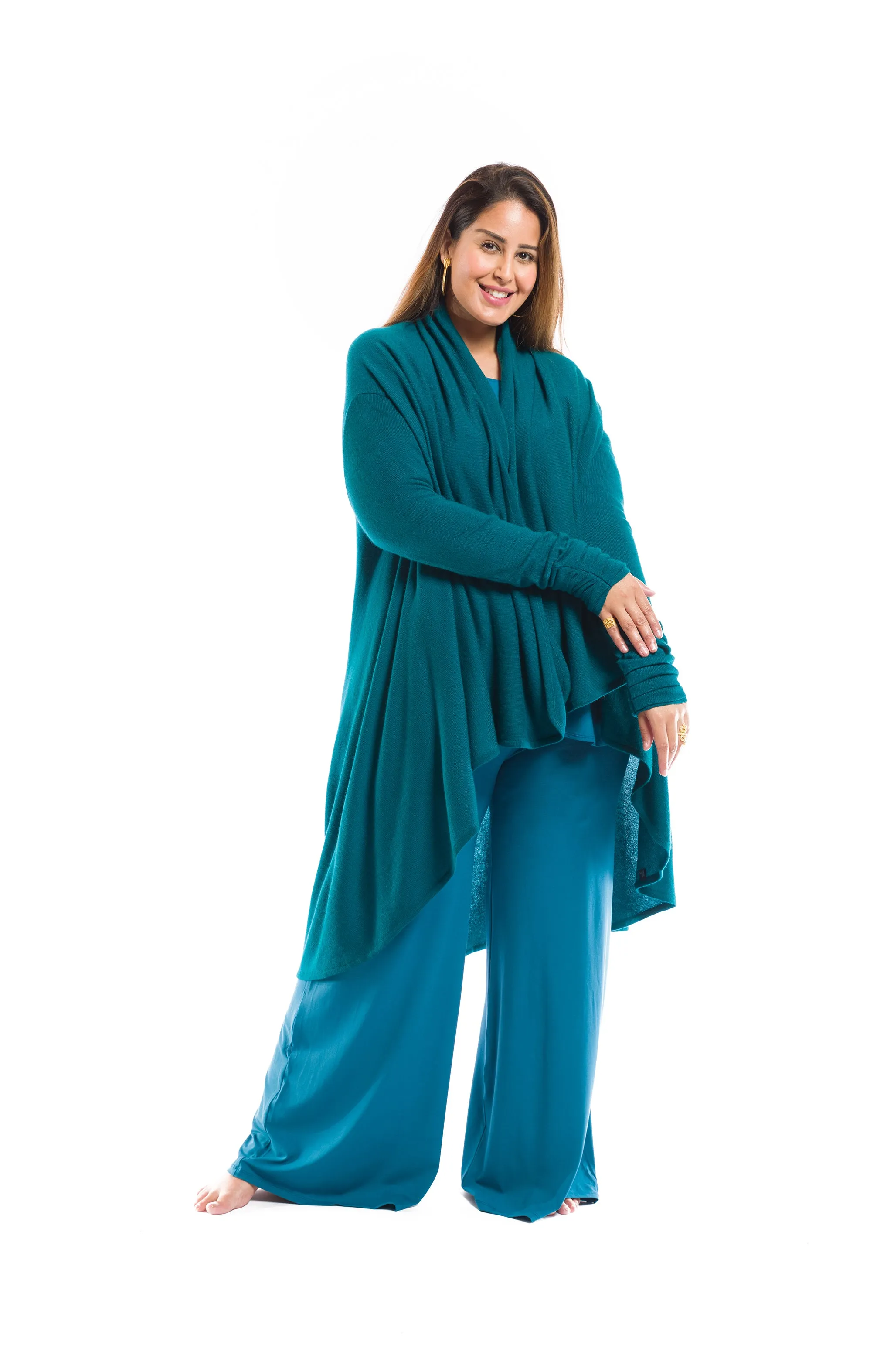 PALAZZO PANTS TEAL