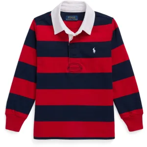 Polo Ralph Lauren Red/Cruise Navy Rugby Blouse