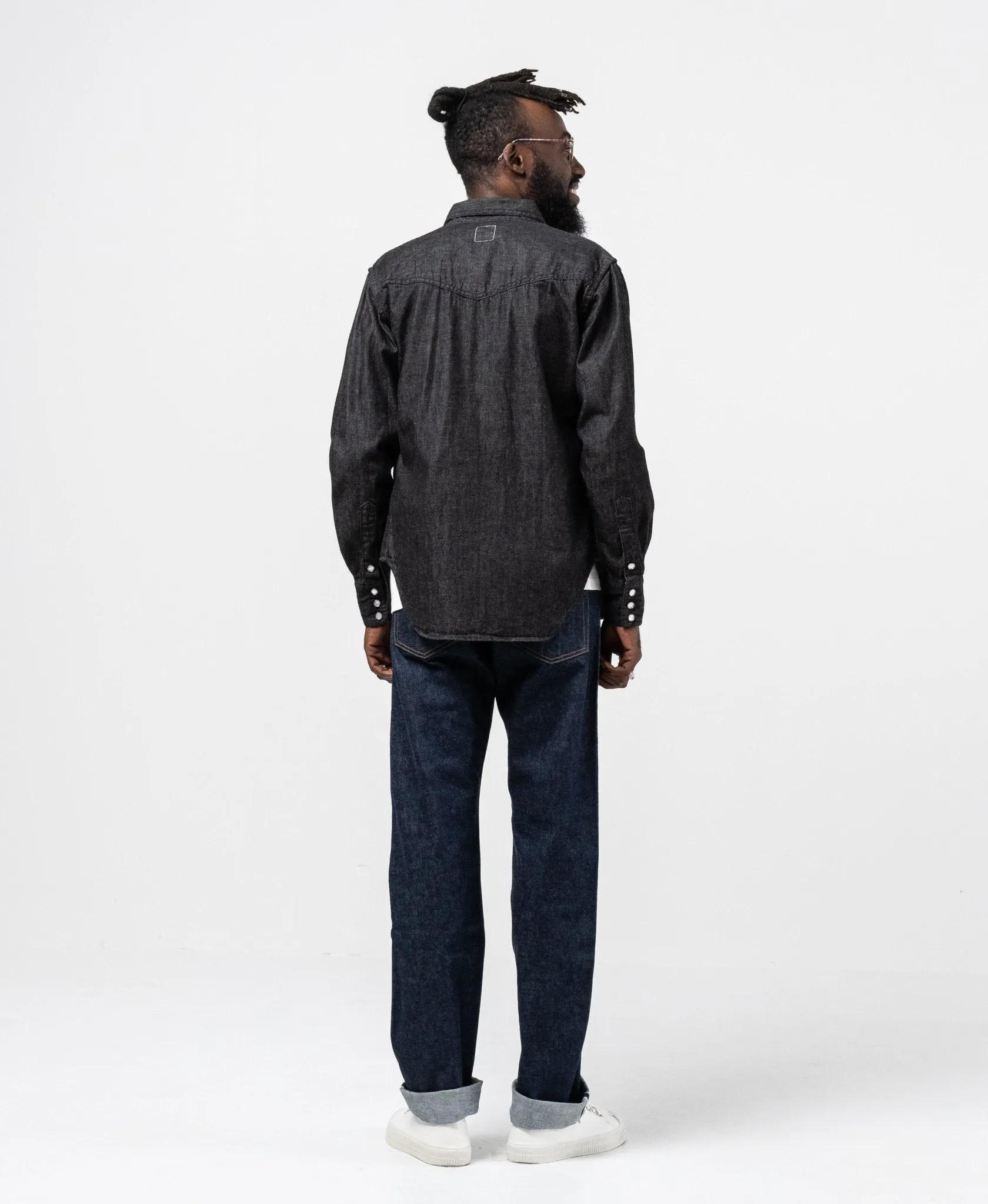 Ranchman Shirt Black Denim