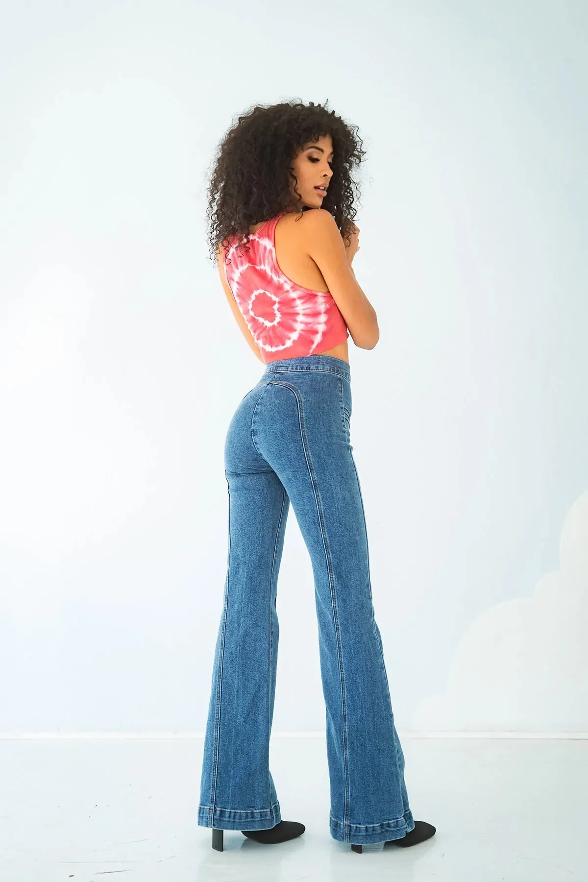 Rollergirl Flares / Blue Clue Wash