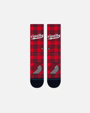 Stance X NBA Portland Trail Blazers Crewcut Socks Multi