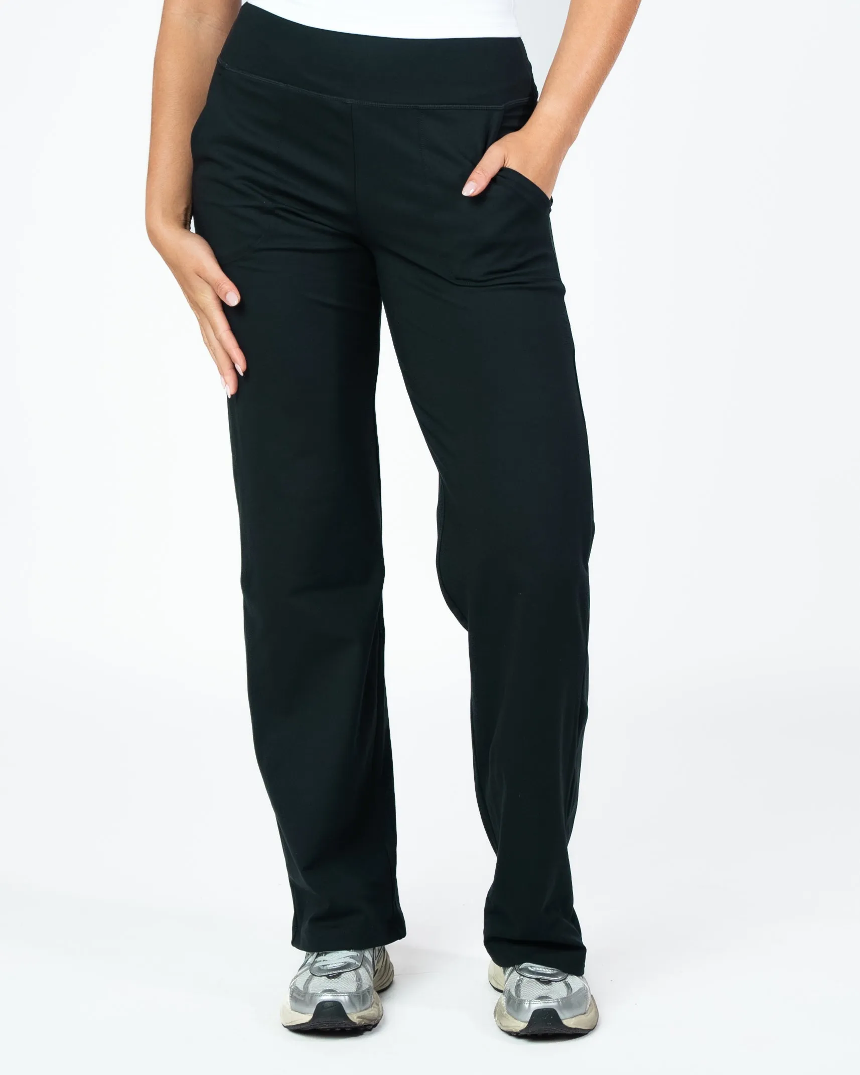 Studio Skin Straight Leg Pant (Multi-Lengths) - Black